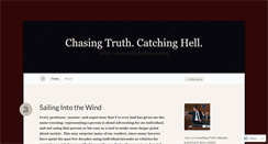 Desktop Screenshot of chasingtruthcatchinghell.com